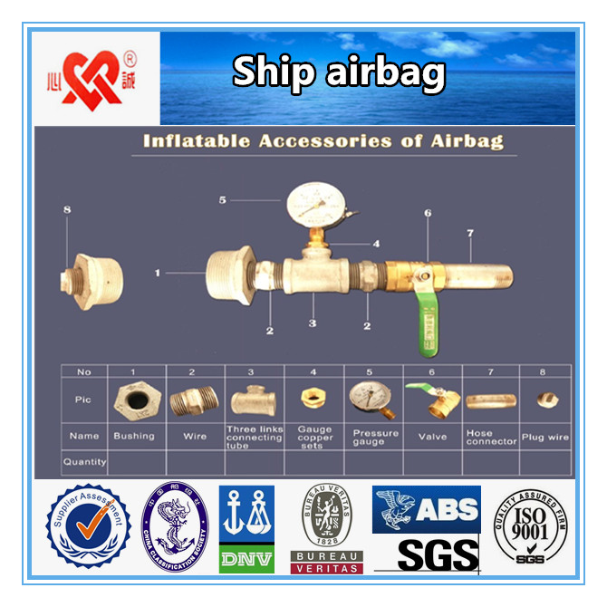 Inflatable Natuaral Rubber Production Ship Lifting Rubber Airbag