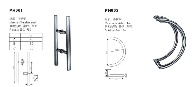 Stainless Steel Pull Handle for Turniture with Good Quality