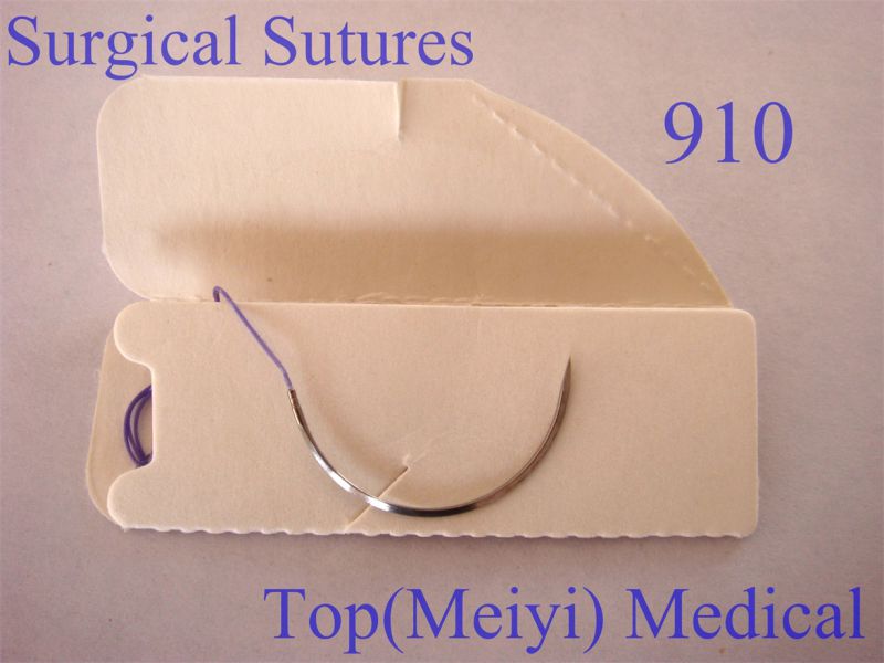 Surgical Suture with Needle-- Polyglactin 910 Braided Suture