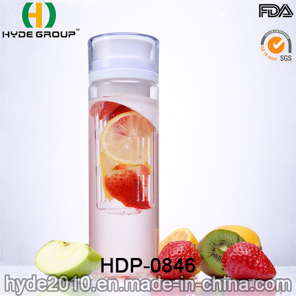 24oz BPA Free Tritan Fruit Infuser Water Bottle, Customized Plastic Water Bottle (HDP-0846)