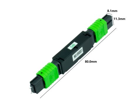 MTP (MPO) Fiber Optic Attenuator with Green Jacket 3dB