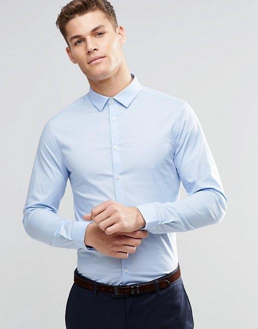 Skinny Mans Shirt in Blue