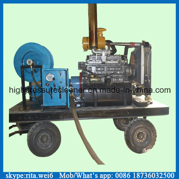 200bar Diesel Engine High Pressure Sewer Drain Cleaning Machine