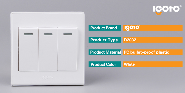 Igoto 3 Gang British Standard Sockets and Switch Manufacturers