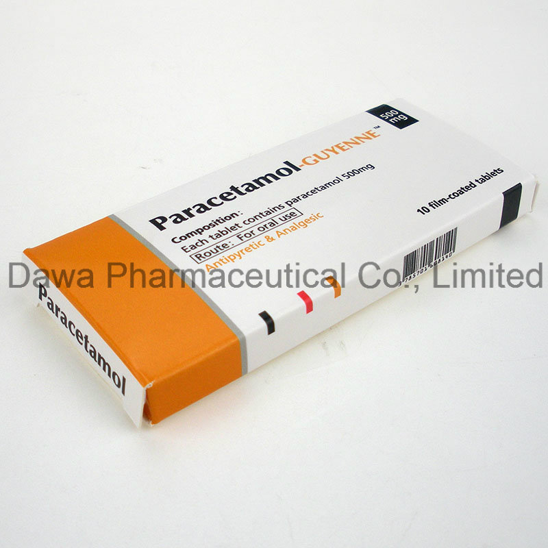 Antipyretic & Analgesic Finished Medicine for Health Paracetamol Tablets