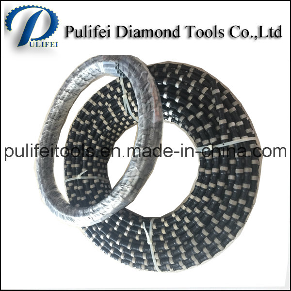 Diamond Wire Cutting Rope for Cutting Quartz Stone Marble Slab