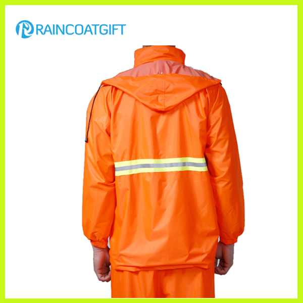 Safety Men's Rainwear with Reflective Rpy-012