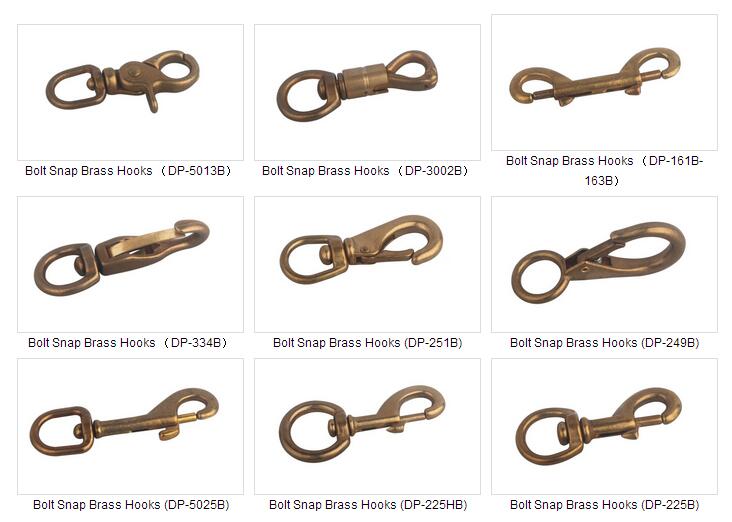 Hardware Brass Snap Hook (251B)