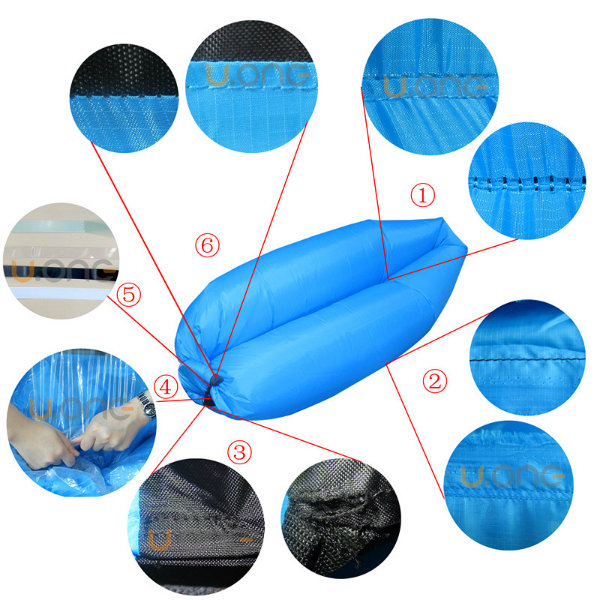 2016 Hottest Inflatable Hammock/Inflatable Air Sleeping Bags/Banana Sleeping Bag for Outdoor Camping