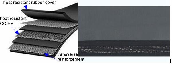 Hr120 Heat Resistant Rubber Conveyor Belt