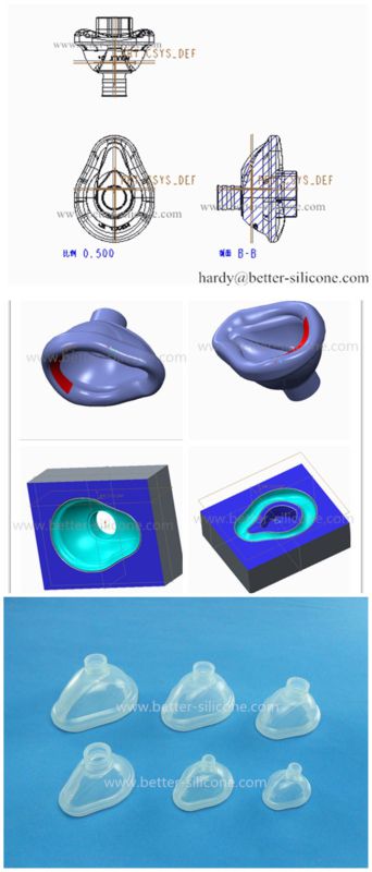 Medical Silicone Manual Resuscitator Mask