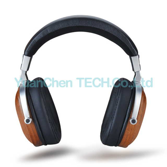 Bosshifi B8 HiFi Wooden Metal Black Earphone Mahogany Headset Headphone