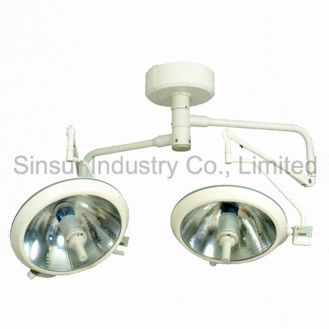 Medical Ceiling Double Head Halogen Shadowless Surgical Operating Lamp