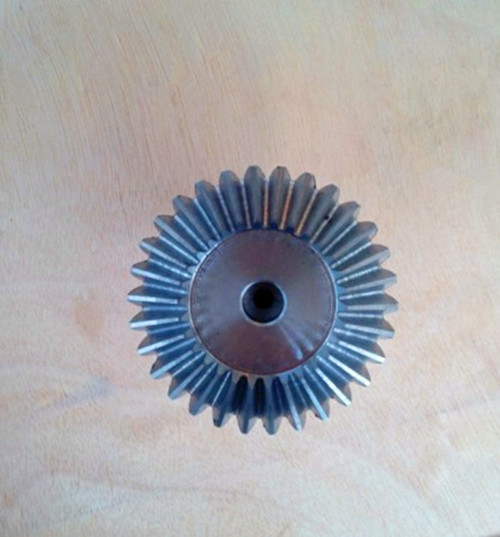 Bevel Transmission Gear with Long Hub and Keyway