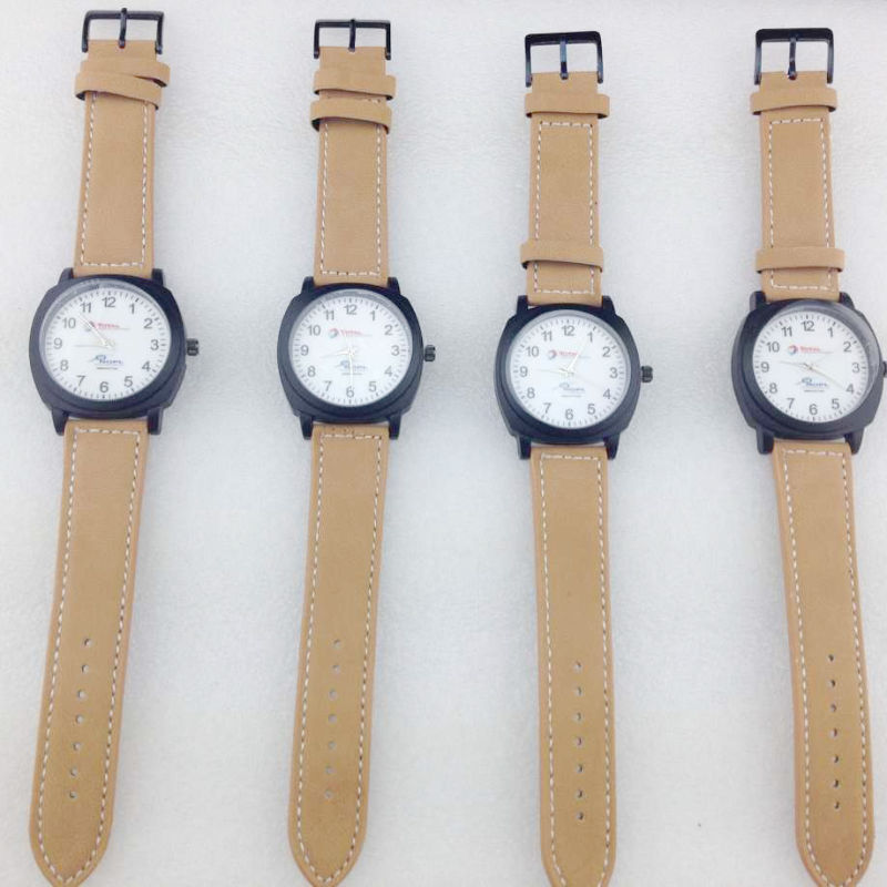 2015 Newest Mold Customised Design Leather Strap Watch