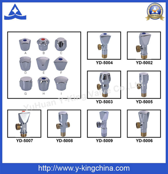 China Factory Chrome Plated Brass Angle Valve (YD-F5028)