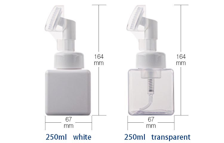 250ml High-Grade PP Cosmetic Bottle with a Brush (NB184-2)