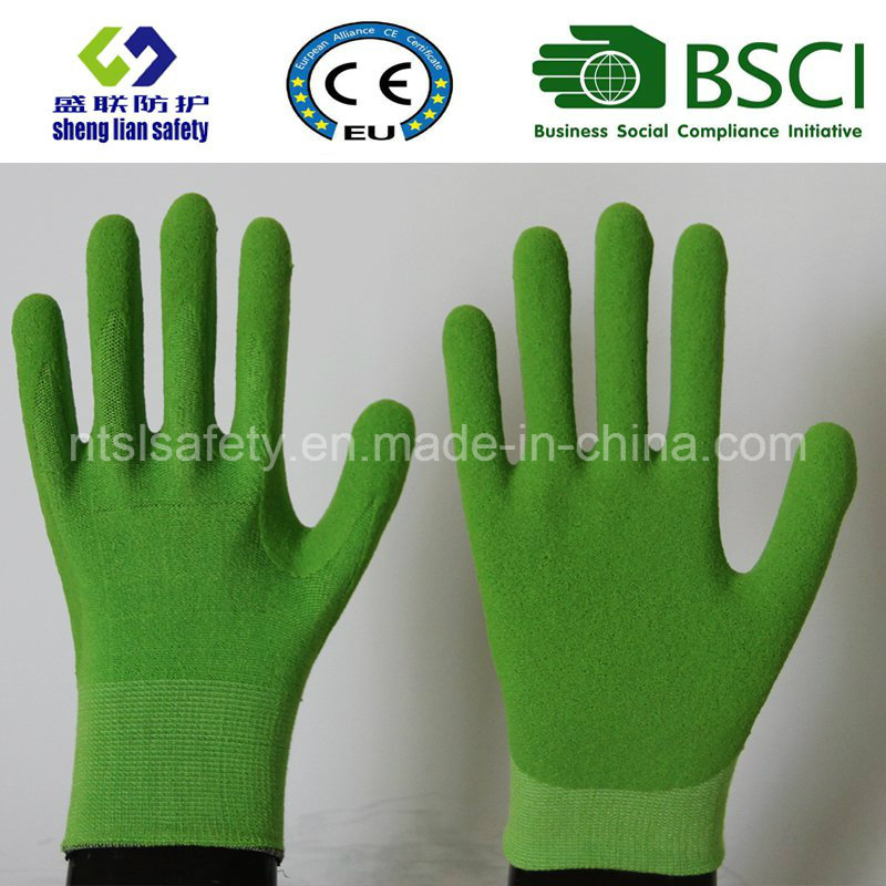 Nitrile Coating, Sandy Finish Safety Work Gloves (SL-NS111)