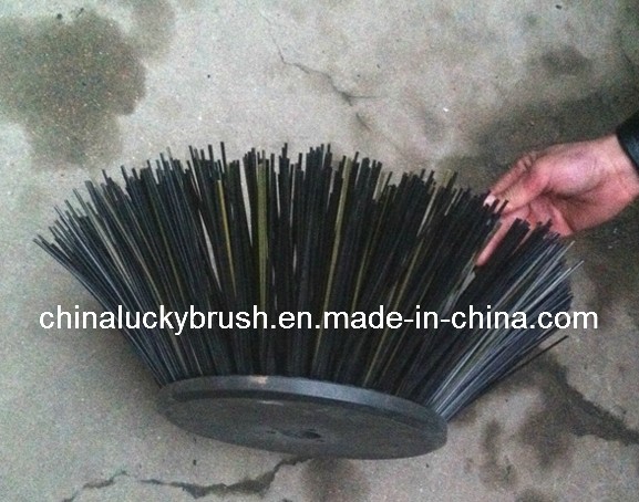 PP Material Black Round Road Brush (YY-019)