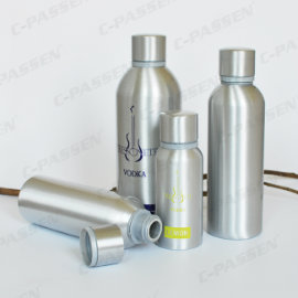 High-End Food Grade Aluminum Bottle for Liquor Packaging