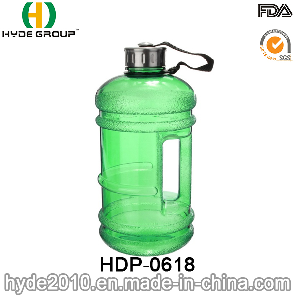 Big Customized 2.2L BPA Free PETG Water Bottle, Large Plastic Water Bottle (HDP-0618)