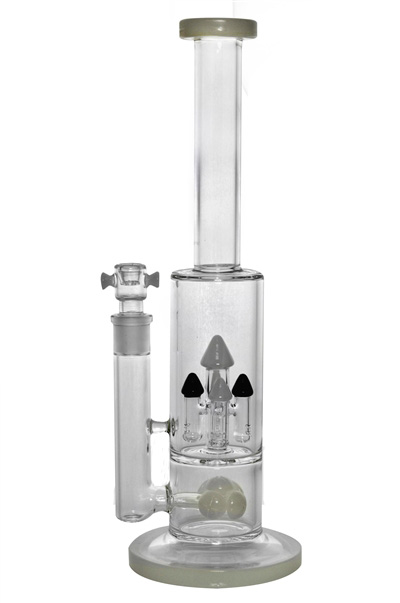 4 Tower Showerheads Hookah Glass Water Pipe for Smoking (ES-GB-453)