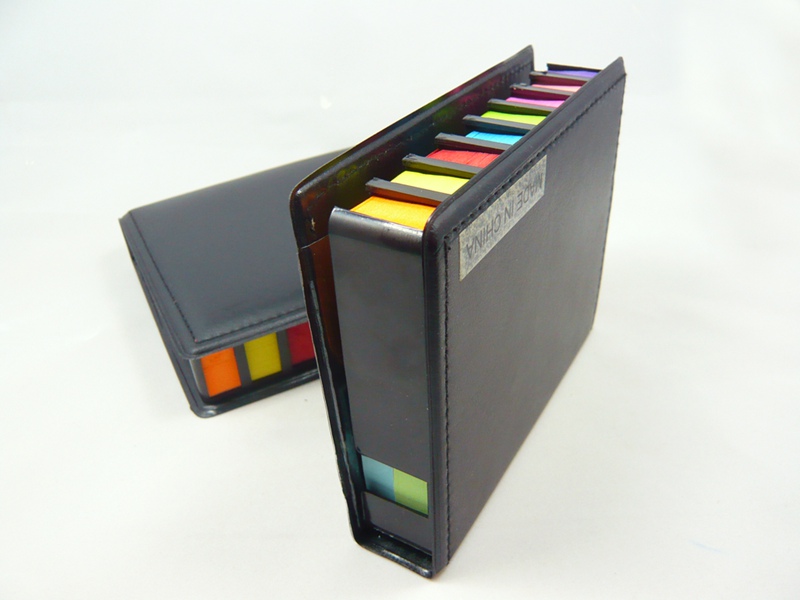 PU Cover Sticky Note Pad with Calendar