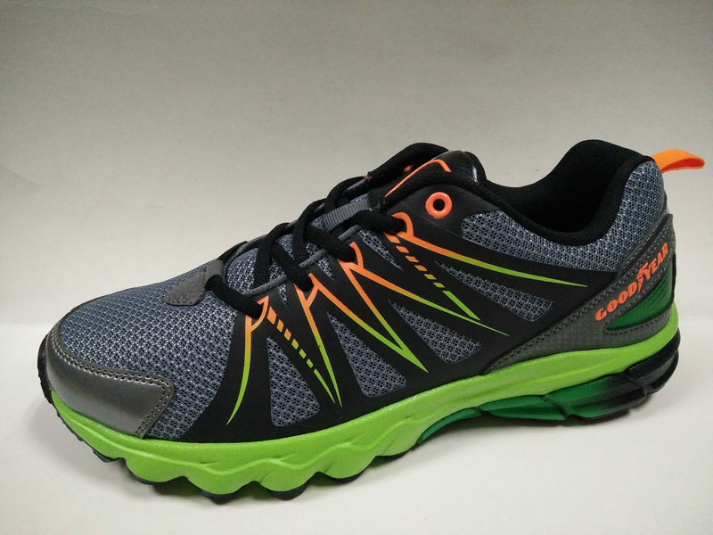 New Fashion PU+Mesh Safety Outdoor Running Shoes for Men