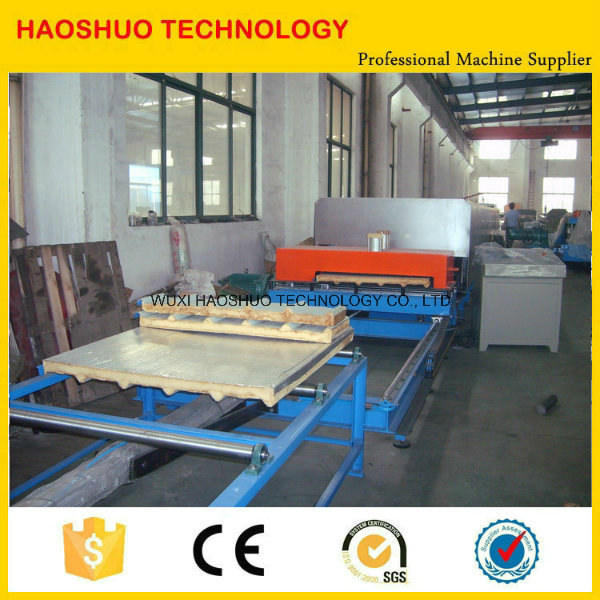 Ecconomic PU Sandwich Panel Line with Rubber Belt Conveyor