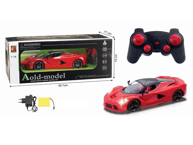 4 Channel Remote Control Car with Light Battery Included (10253128)