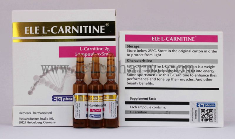 L-Carnitine 2g Injection for Body Slimming/ Ele-Carnitine Loss Weight Injectable