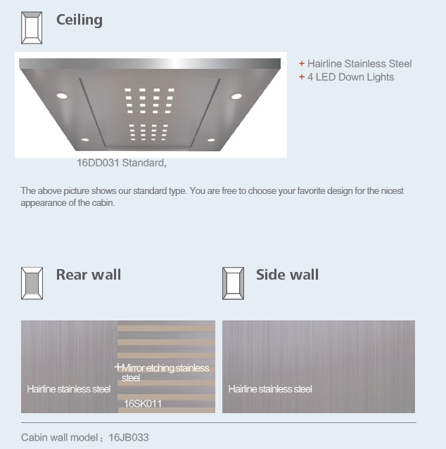 Syney Mirror Etching Passenger Elevator with Favorable Price (16K021)