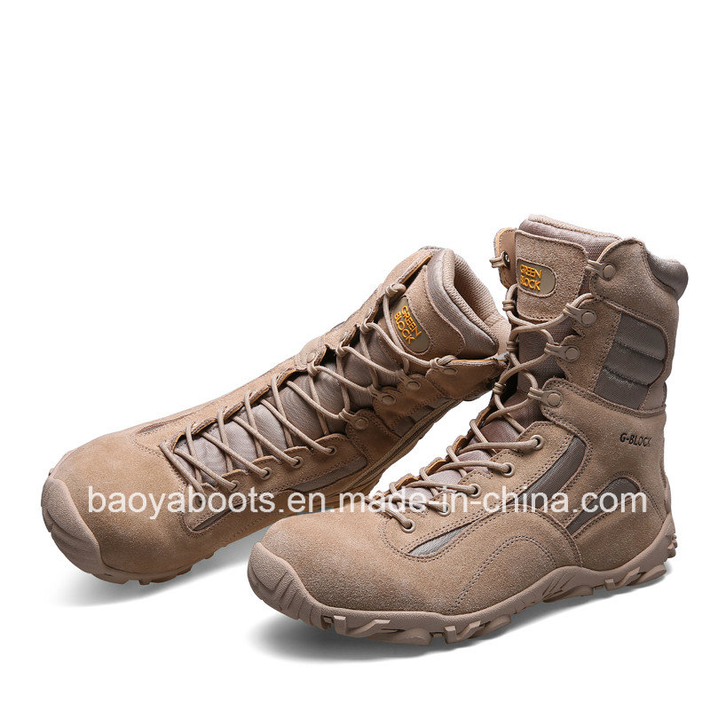 New Design Genuine Leather Desert Boots and Jungle Tactical Boots (31003)