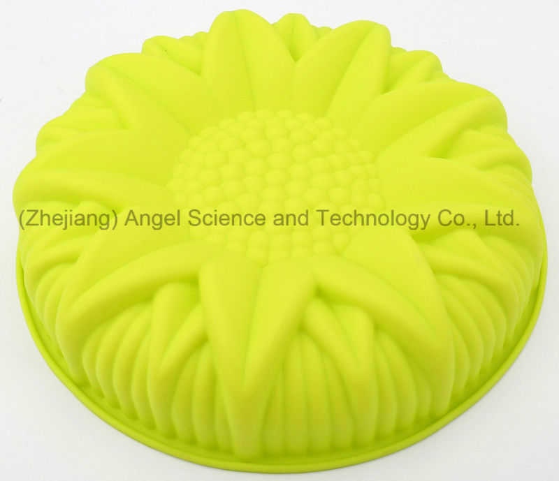 Holiday Medium Size 3D Flower Silicone Muffin Baking Pan Sc55 (9