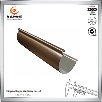 China Manufacturer Roller Coating Aluminum Coil Rain Gutter Aluminum Gutter