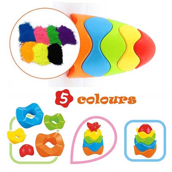 5 in 1 Non-Toxic Funny Baby Toy with En71