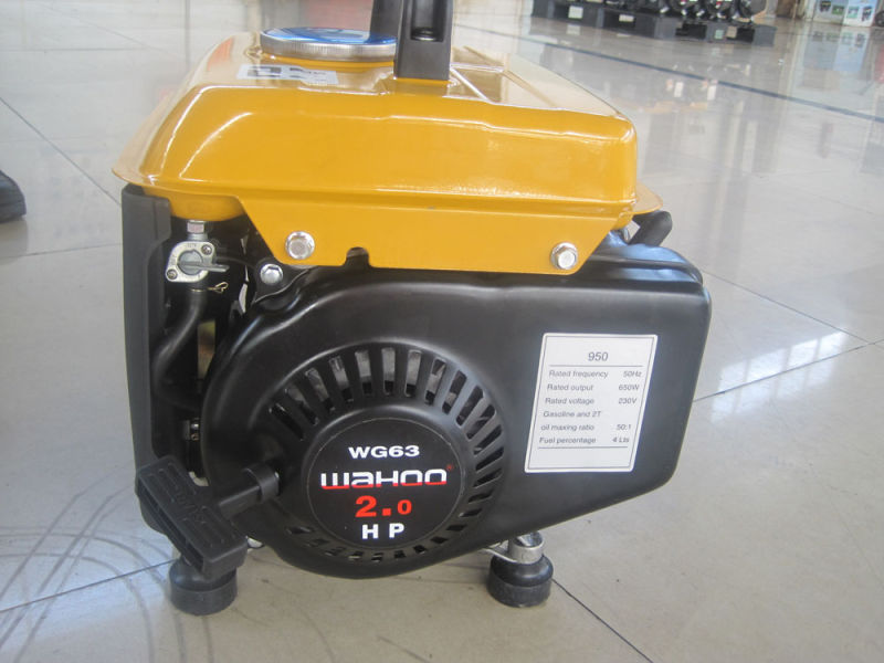 Portable Gasoline Generator 650W, 950 DC Gasoline Generator