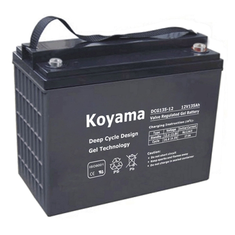 12V 135ah Deep Cycle Gel Battery for Solar