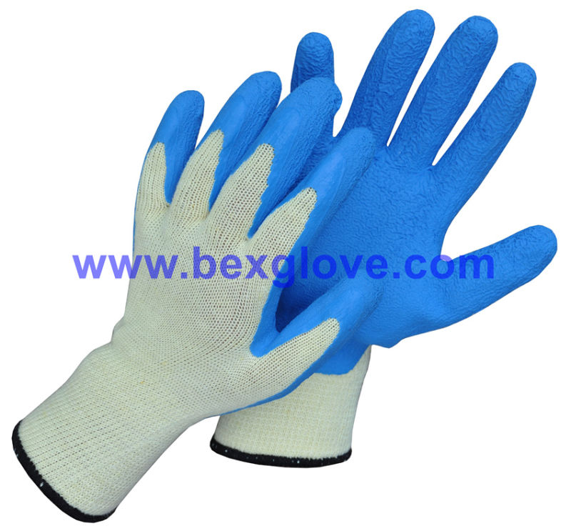 10 Gauge Polyester Liner, Latex Coating, Foam Finish Glove