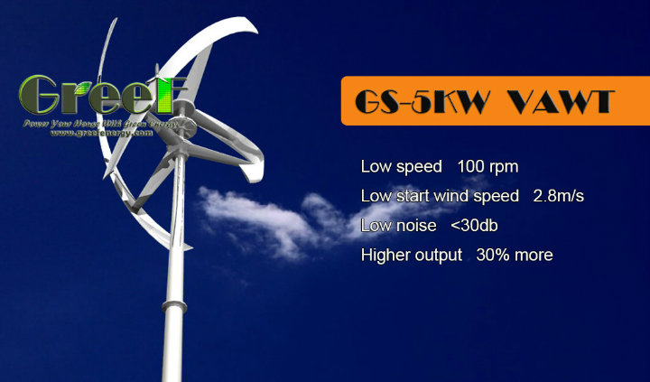 Vertical Axis Wind Turbine 10kw