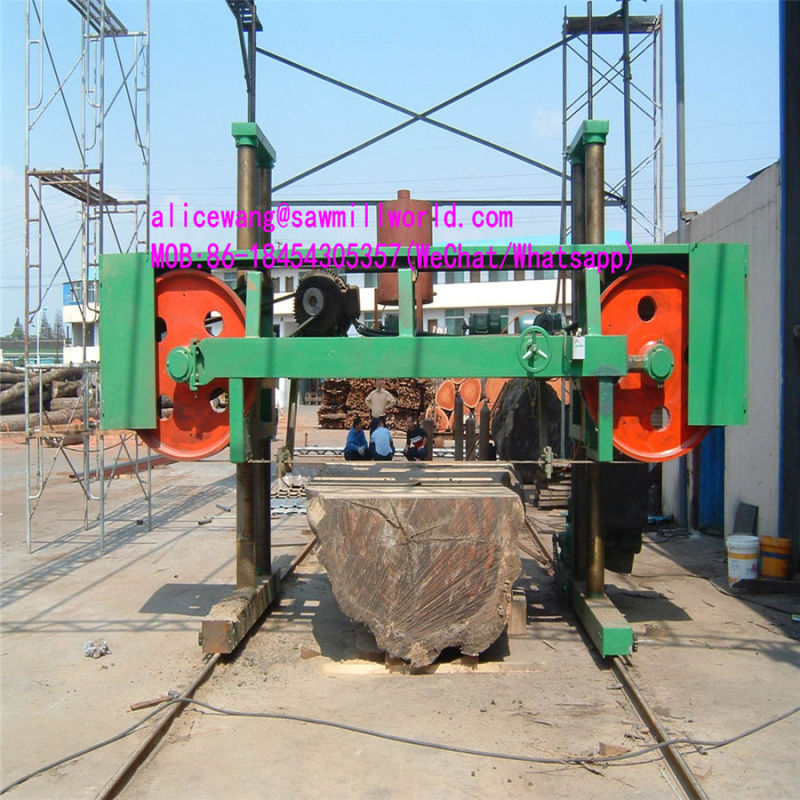 Large Horizontal Band Sawmill for Hard Wood Logs Cutting