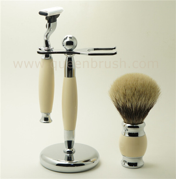 Private Label Goat Hair Shaving Brush Kits