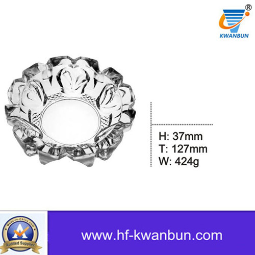 High Quality Clear Glass Ashtray with Good Price Tableware Kb-Hn01313