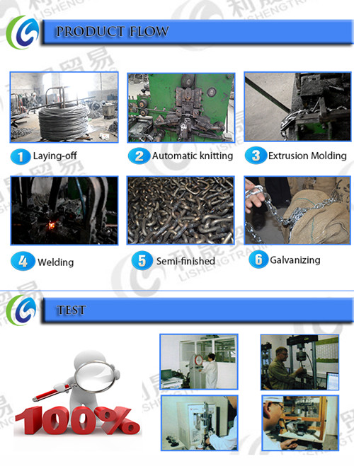 Galvanized Factory Link Chain Made in China