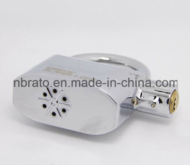 Long Silver Anti-Theft Alarm Security Padlock