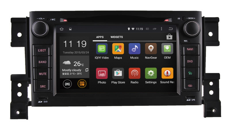 Car Audio for Suzuki Grand Vitara Android System GPS Player