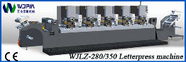 Intermittent Letterpress Label Printing Machine Wjlz-350