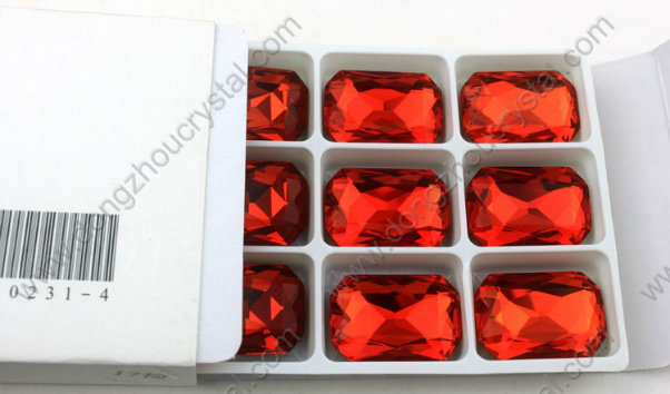 Decorative Fancy Octagon Cut Glass Loose Crystal Stone