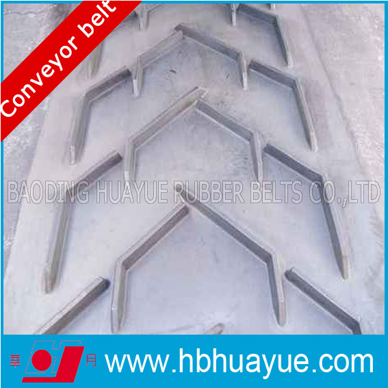 Special Shape Pattern Chevron Figured Rubber Conveyor Belting System Huayue China Well-Known Trademark 100-5400n/mm