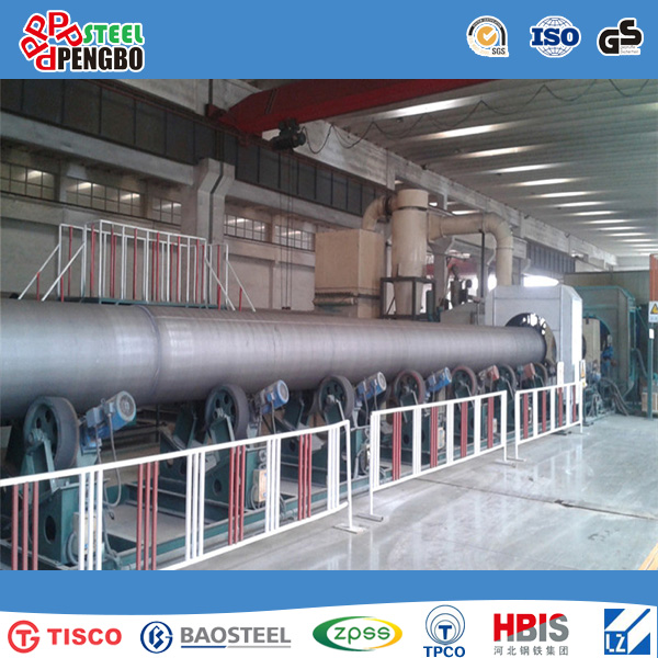 API 3PE Coating Spiral Welded Carbon Steel Pipe for Water & Oil Transportation